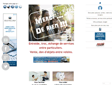 Tablet Screenshot of merci-de-rien.com